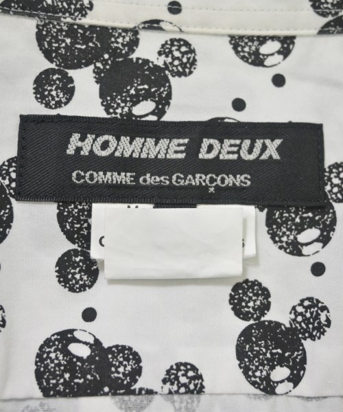 COMME des GARCONS HOMME DEUX（コムデギャルソンオムドゥ）カジュアルシャツ 白 サイズ:S メンズ/2200650252035