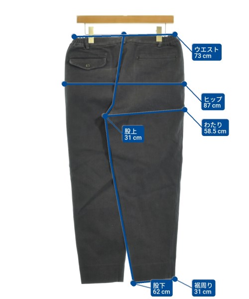 COMME des GARCONS HOMME DEUX（コムデギャルソンオムドゥ）デニムパンツ グレー サイズ:S メンズ/2200650556072