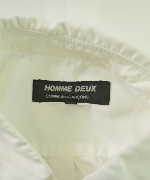 COMME des GARCONS HOMME DEUX（コムデギャルソンオムドゥ）カジュアルシャツ 白 サイズ:M メンズ/2200650646049