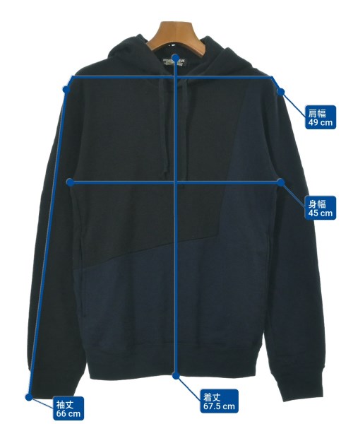 COMME des GARCONS HOMME DEUX（コムデギャルソンオムドゥ）パーカー 黒 サイズ:S メンズ/2200650662018