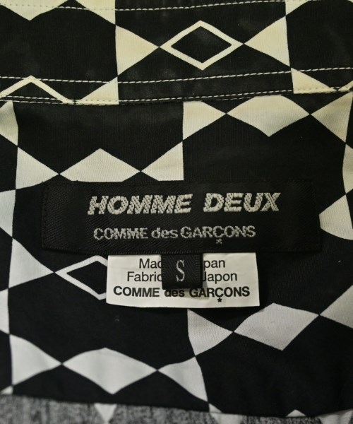 COMME des GARCONS HOMME DEUX（コムデギャルソンオムドゥ）カジュアルシャツ 黒 サイズ:S メンズ/2200650662049