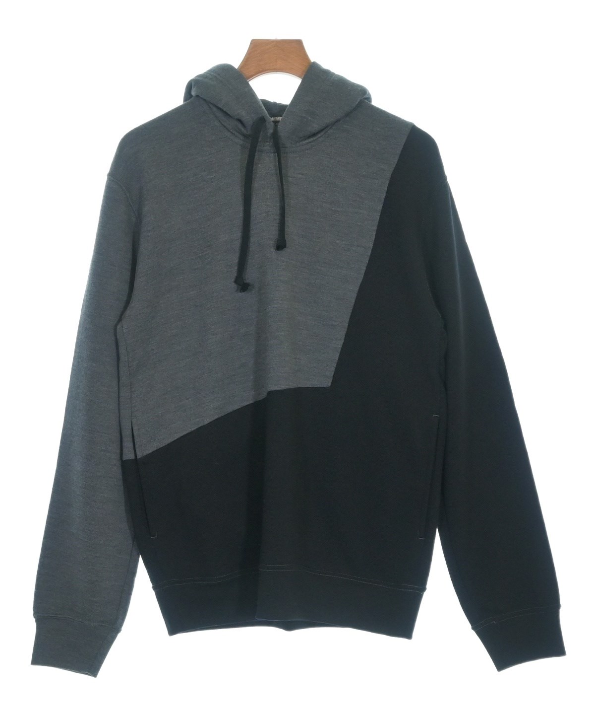 コムデギャルソンオムドゥ パーカー ブラックS COMME des GARCONS HOMME DEUX（コムデギャルソンオムドゥ）パーカー