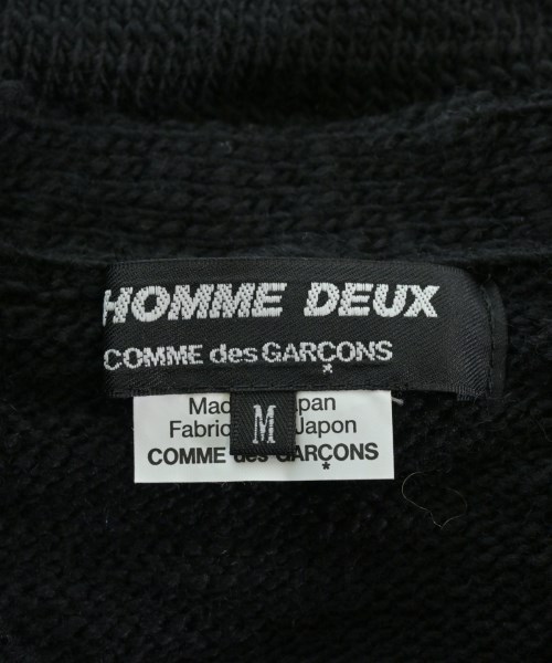 COMME des GARCONS HOMME DEUX（コムデギャルソンオムドゥ）カーディガン 黒 サイズ:M メンズ/2200651489089