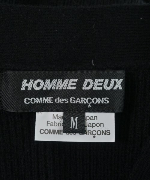 COMME des GARCONS HOMME DEUX（コムデギャルソンオムドゥ）カーディガン 黒 サイズ:M メンズ/2200651489096