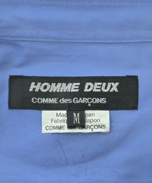 COMME des GARCONS HOMME DEUX（コムデギャルソンオムドゥ）カジュアルシャツ 青 サイズ:M メンズ/2200651489164