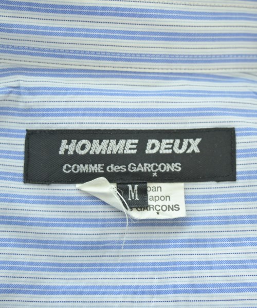COMME des GARCONS HOMME DEUX（コムデギャルソンオムドゥ）カジュアルシャツ 青 サイズ:M メンズ/2200651489171