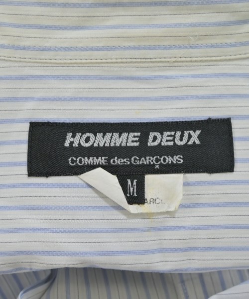 COMME des GARCONS HOMME DEUX（コムデギャルソンオムドゥ）カジュアルシャツ 白 サイズ:M メンズ/2200651622011