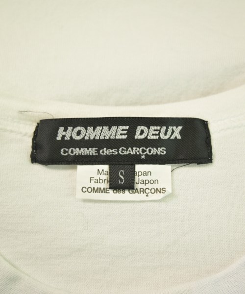 COMME des GARCONS HOMME DEUX（コムデギャルソンオムドゥ）Tシャツ・カットソー 白 サイズ:S メンズ/2200652432084