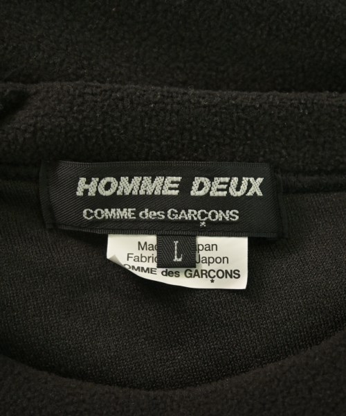 COMME des GARCONS HOMME DEUX（コムデギャルソンオムドゥ）Tシャツ・カットソー 黒 サイズ:L メンズ/2200652463156