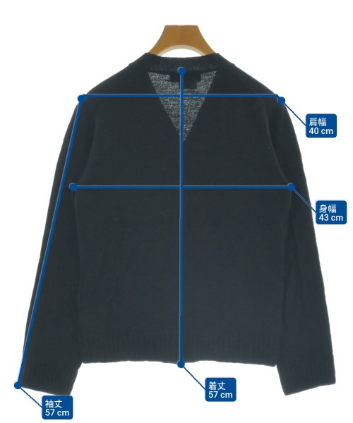 COMME des GARCONS HOMME DEUX（コムデギャルソンオムドゥ）カーディガン 黒 サイズ:S メンズ/2200652618075