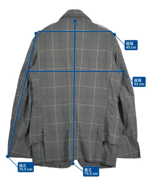 COMME des GARCONS HOMME DEUX（コムデギャルソンオムドゥ）カジュアルジャケット グレー サイズ:L メンズ/2200653688015
