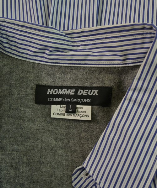 COMME des GARCONS HOMME DEUX（コムデギャルソンオムドゥ）カジュアルシャツ 紺 サイズ:L メンズ/2200653758206