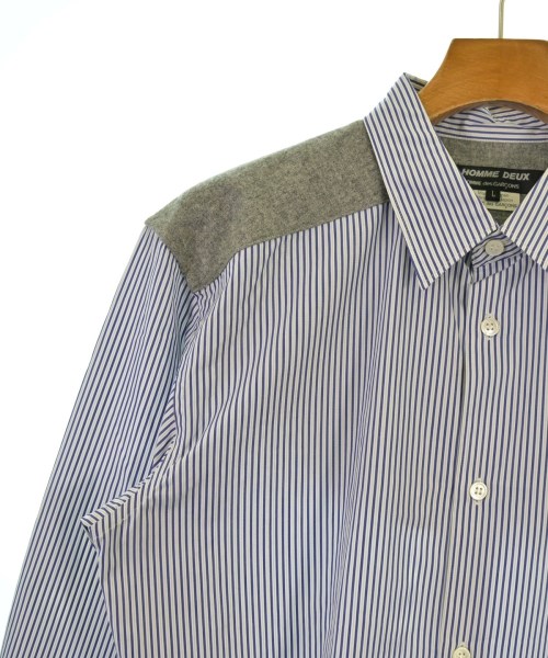 COMME des GARCONS HOMME DEUX（コムデギャルソンオムドゥ）カジュアルシャツ 紺 サイズ:L メンズ/2200653758206