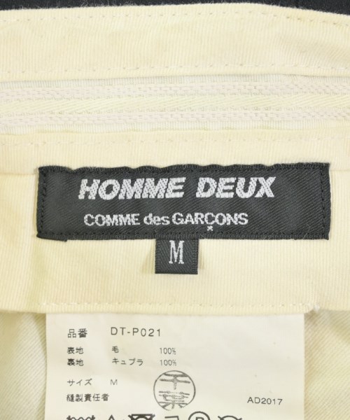 COMME des GARCONS HOMME DEUX（コムデギャルソンオムドゥ）スラックス 黒 サイズ:M メンズ/2200646176192