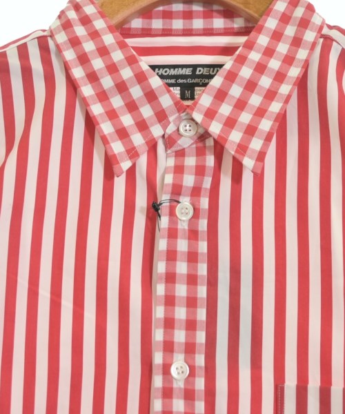 COMME des GARCONS HOMME DEUX（コムデギャルソンオムドゥ）カジュアルシャツ 赤 サイズ:M メンズ/2200654242162