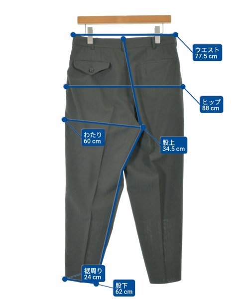 COMME des GARCONS HOMME DEUX（コムデギャルソンオムドゥ）スラックス カーキ サイズ:S メンズ/2200654441039