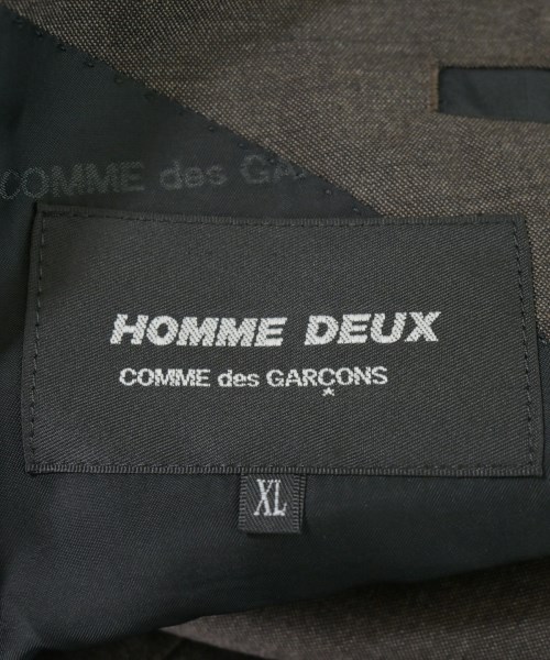 COMME des GARCONS HOMME DEUX（コムデギャルソンオムドゥ）テーラードジャケット 茶 サイズ:XL メンズ/2200702228056