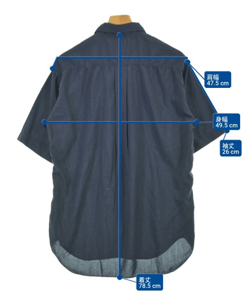 COMME des GARCONS HOMME DEUX（コムデギャルソンオムドゥ）カジュアルシャツ 紺 サイズ:M メンズ/2200702536038