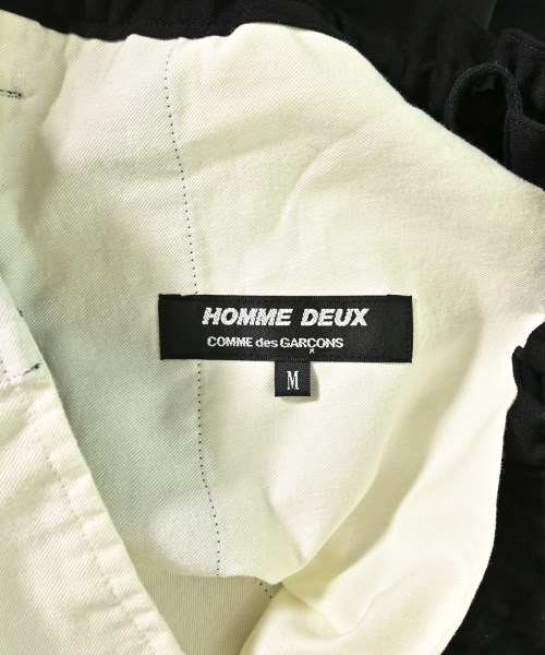 COMME des GARCONS HOMME DEUX（コムデギャルソンオムドゥ）スラックス 黒 サイズ:M メンズ/2200702718014