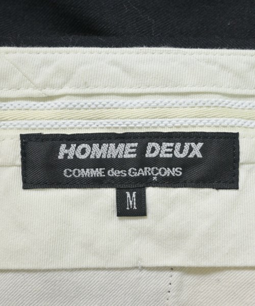 COMME des GARCONS HOMME DEUX（コムデギャルソンオムドゥ）スラックス 黒 サイズ:M メンズ/2200702718038