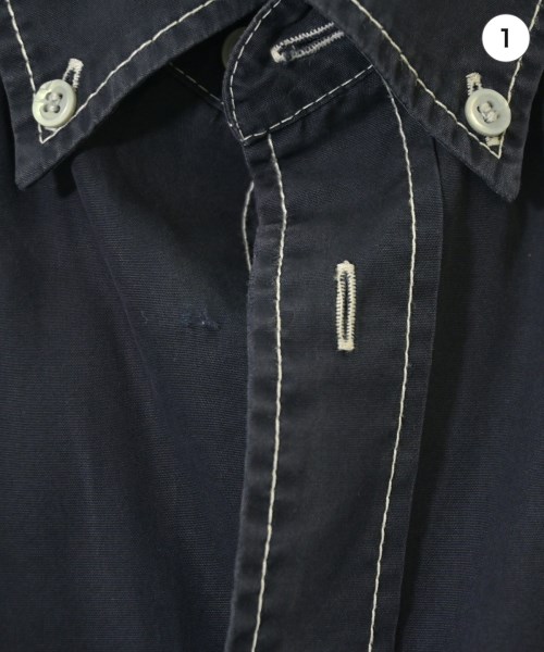 COMME des GARCONS HOMME DEUX（コムデギャルソンオムドゥ）カジュアルシャツ 紺 サイズ:XS メンズ/2200702937064
