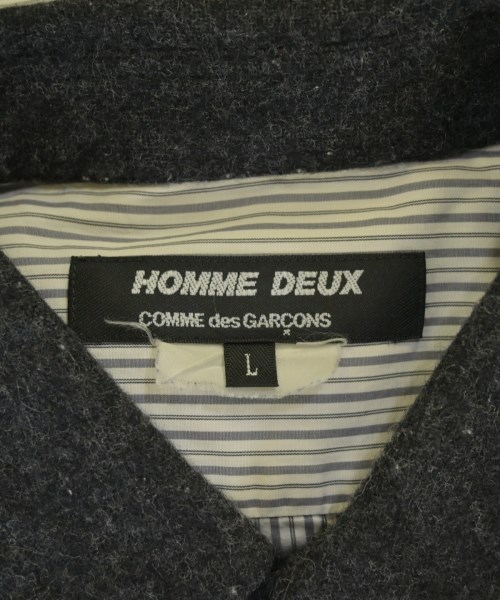 COMME des GARCONS HOMME DEUX（コムデギャルソンオムドゥ）カジュアルシャツ 白 サイズ:L メンズ/2200703152091