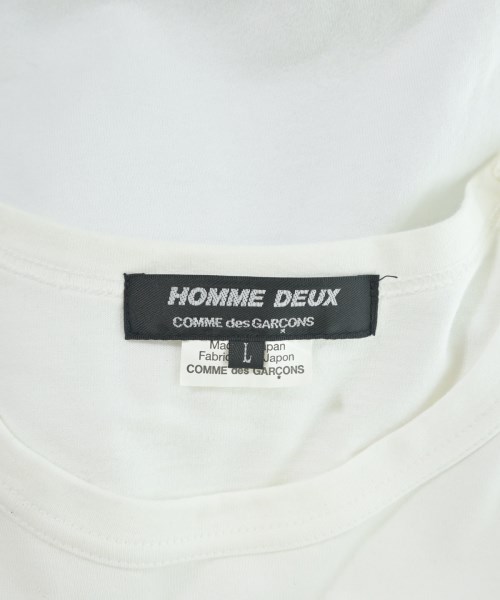 COMME des GARCONS HOMME DEUX（コムデギャルソンオムドゥ）Tシャツ・カットソー 白 サイズ:L メンズ/2200703158086