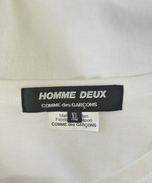 COMME des GARCONS HOMME DEUX（コムデギャルソンオムドゥ）Tシャツ・カットソー 白 サイズ:XL メンズ/2200703825117