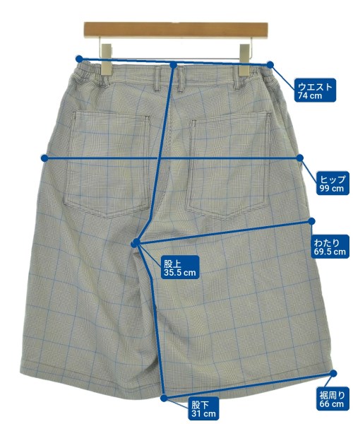 COMME des GARCONS HOMME DEUX（コムデギャルソンオムドゥ）ショートパンツ グレー サイズ:M メンズ/2200703825148