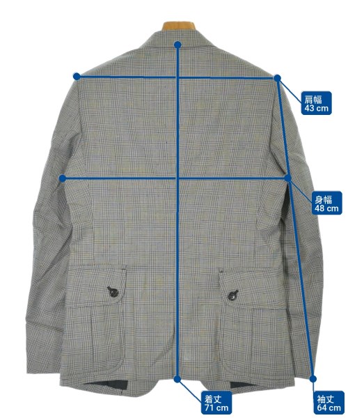 COMME des GARCONS HOMME DEUX（コムデギャルソンオムドゥ）テーラードジャケット グレー サイズ:S メンズ/2200703906069