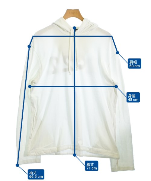 COMME des GARCONS HOMME DEUX（コムデギャルソンオムドゥ）パーカー 白 サイズ:L メンズ/2200701954154