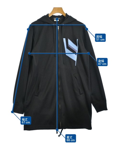 COMME des GARCONS HOMME DEUX（コムデギャルソンオムドゥ）パーカー 黒 サイズ:L メンズ/2200701954208