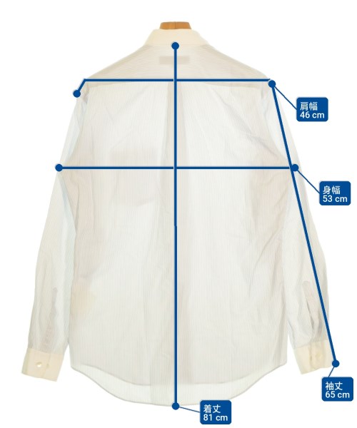 COMME des GARCONS HOMME DEUX（コムデギャルソンオムドゥ）カジュアルシャツ 白 サイズ:M メンズ/2200701906023