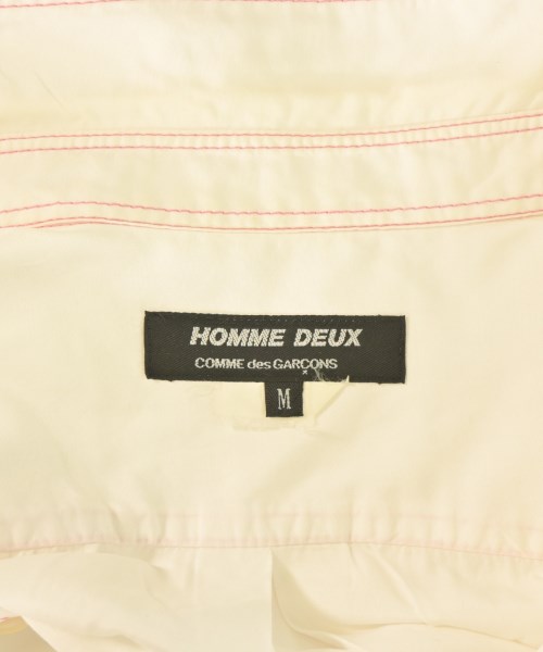 COMME des GARCONS HOMME DEUX（コムデギャルソンオムドゥ）カジュアルシャツ 白 サイズ:M メンズ/2200701906054