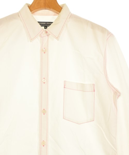COMME des GARCONS HOMME DEUX（コムデギャルソンオムドゥ）カジュアルシャツ 白 サイズ:M メンズ/2200701906054