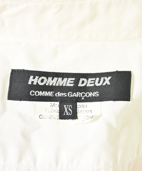 COMME des GARCONS HOMME DEUX（コムデギャルソンオムドゥ）カジュアルシャツ 白 サイズ:XS メンズ/2200705991100