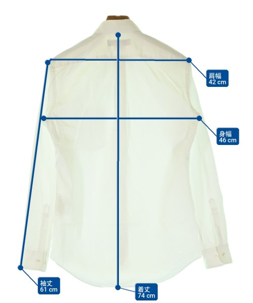 COMME des GARCONS HOMME DEUX（コムデギャルソンオムドゥ）カジュアルシャツ 白 サイズ:XS メンズ/2200705991100