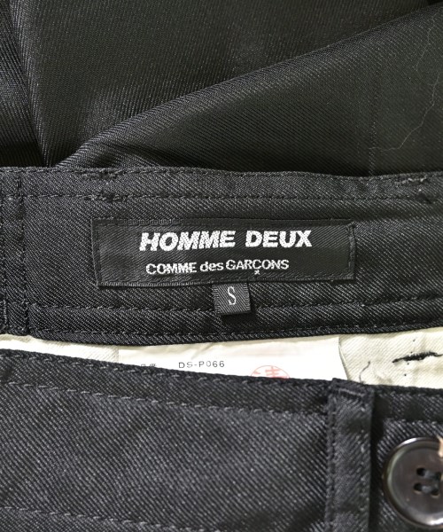 COMME des GARCONS HOMME DEUX（コムデギャルソンオムドゥ）クロップドパンツ 黒 サイズ:S メンズ/2200705073035