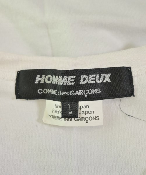 COMME des GARCONS HOMME DEUX（コムデギャルソンオムドゥ）Tシャツ・カットソー 白 サイズ:L メンズ/2200705073066