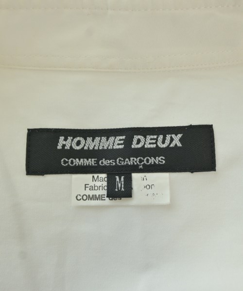 COMME des GARCONS HOMME DEUX（コムデギャルソンオムドゥ）カジュアルシャツ 白 サイズ:M メンズ/2200705073103