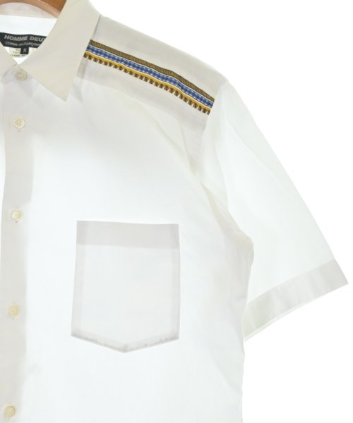 COMME des GARCONS HOMME DEUX（コムデギャルソンオムドゥ）カジュアルシャツ 白 サイズ:M メンズ/2200705073103