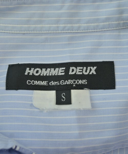 COMME des GARCONS HOMME DEUX（コムデギャルソンオムドゥ）カジュアルシャツ 青 サイズ:S メンズ/2200705073127