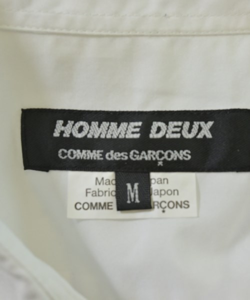 COMME des GARCONS HOMME DEUX（コムデギャルソンオムドゥ）カジュアルシャツ 白 サイズ:M メンズ/2200707732107