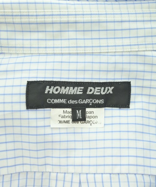 COMME des GARCONS HOMME DEUX（コムデギャルソンオムドゥ）カジュアルシャツ 白 サイズ:M メンズ/2200707753126