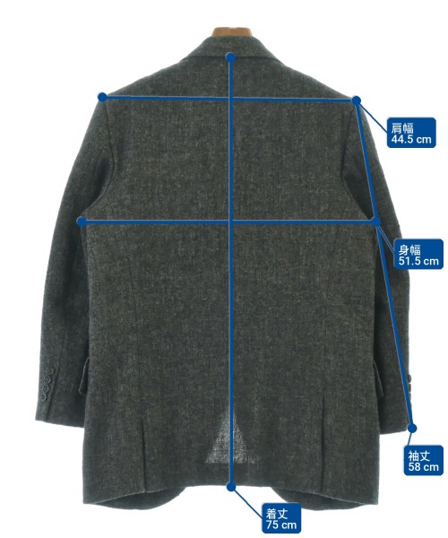 COMME des GARCONS HOMME DEUX（コムデギャルソンオムドゥ）カジュアルジャケット グレー サイズ:M メンズ/2200707976013