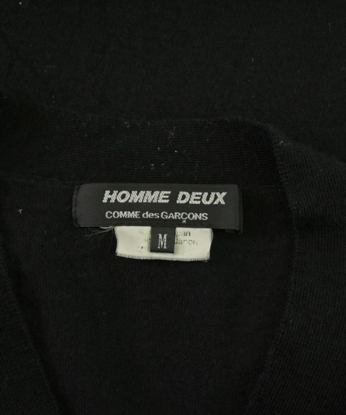COMME des GARCONS HOMME DEUX（コムデギャルソンオムドゥ）カーディガン 黒 サイズ:M メンズ/2200705703031