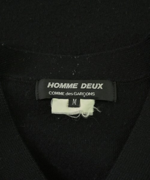 COMME des GARCONS HOMME DEUX（コムデギャルソンオムドゥ）カーディガン 黒 サイズ:M メンズ/2200705703154