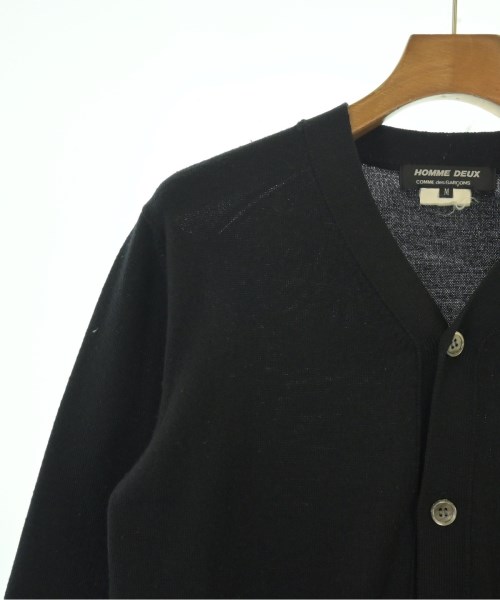 COMME des GARCONS HOMME DEUX（コムデギャルソンオムドゥ）カーディガン 黒 サイズ:M メンズ/2200705703154