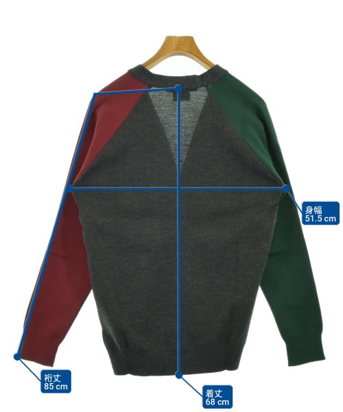 COMME des GARCONS HOMME DEUX（コムデギャルソンオムドゥ）カーディガン グレー サイズ:L メンズ/2200708656044