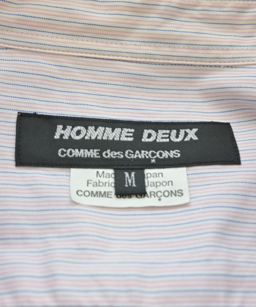 COMME des GARCONS HOMME DEUX（コムデギャルソンオムドゥ）カジュアルシャツ ピンク サイズ:M メンズ/2200709093107